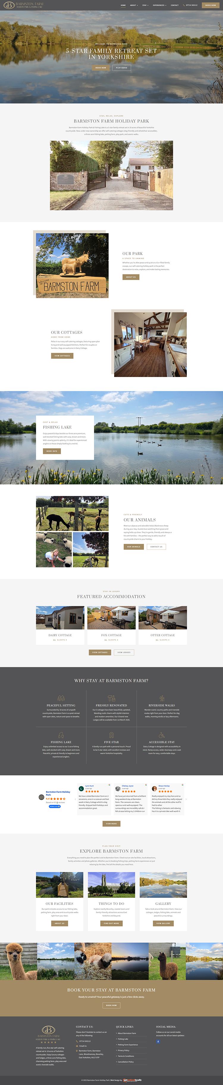 Barmston Homepage Screenshot